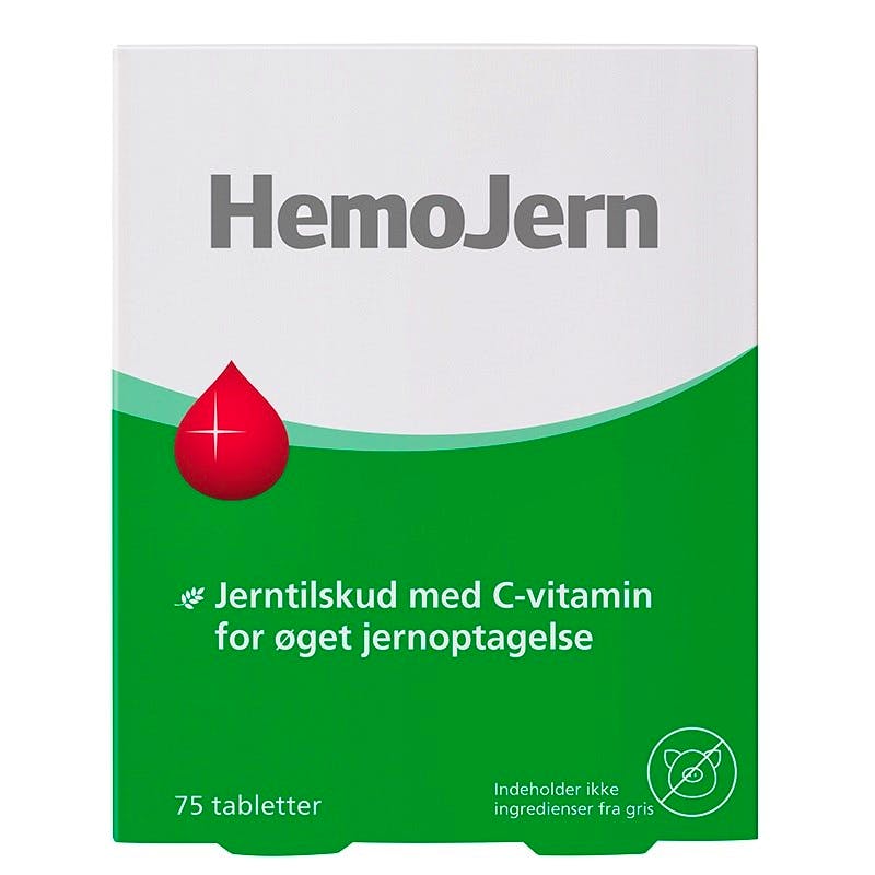 Longo Hemojern Jerntilskud 75 stk