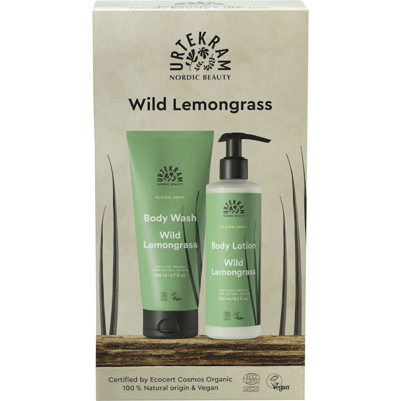 Urtekram Blown Away Wild Lemongrass Set 200 ml + 245 ml