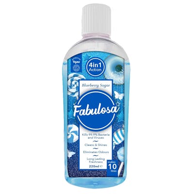 Fabulosa 4 in 1 Disinfectant Blueberry Sugar 220 ml