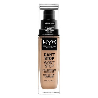 NYX Can&#039;t Stop Won&#039;t Stop Foundation Medium Olive 30 ml