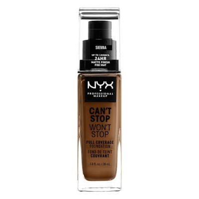 NYX Can&#039;t Stop Won&#039;t Stop Foundation Sienna 30 ml