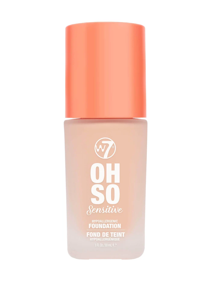 W7 Oh So Sensitive Foundation Natural Beige 30 ml