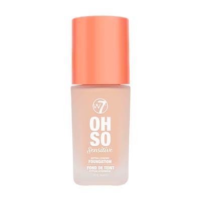 W7 Oh So Sensitive Foundation Natural Beige 30 ml