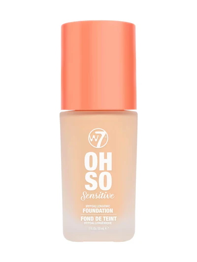 W7 Oh So Sensitive Foundation Fresh Beige 30 ml
