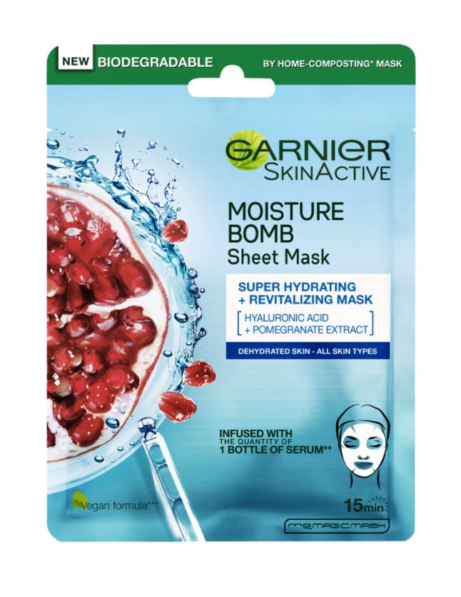 Garnier Skin Active Moisture Bomb Tissue Mask 1 stk