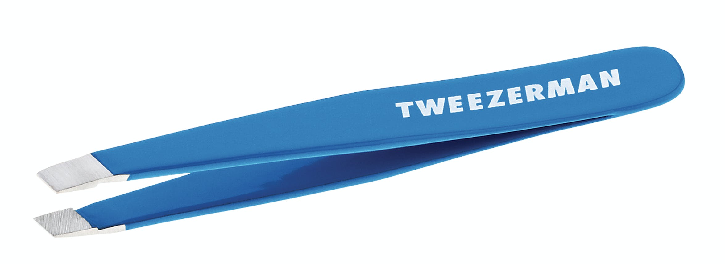 Mini Slant Tweezer Bahama Blue 1 Stk Fra Tweezerman