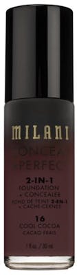Milani Conceal + Perfect 2in1 Foundation + Concealer 16 Cool Cocoa 30 ml