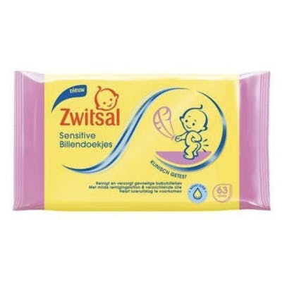 Zwitsal Baby Lotion Wipes Sensitive 65 st
