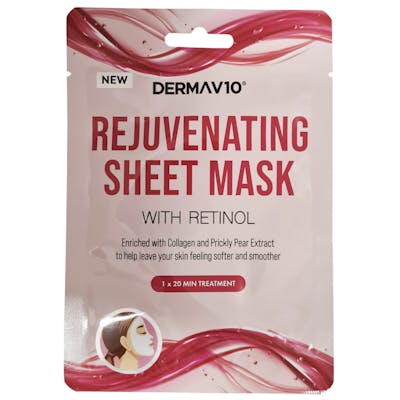 DermaV10 Rejuvenating Sheet Mask 1 st