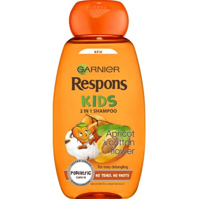 Garnier Kids 2-in-1 Shampoo Apricot &amp; Cotton Flower 250 ml