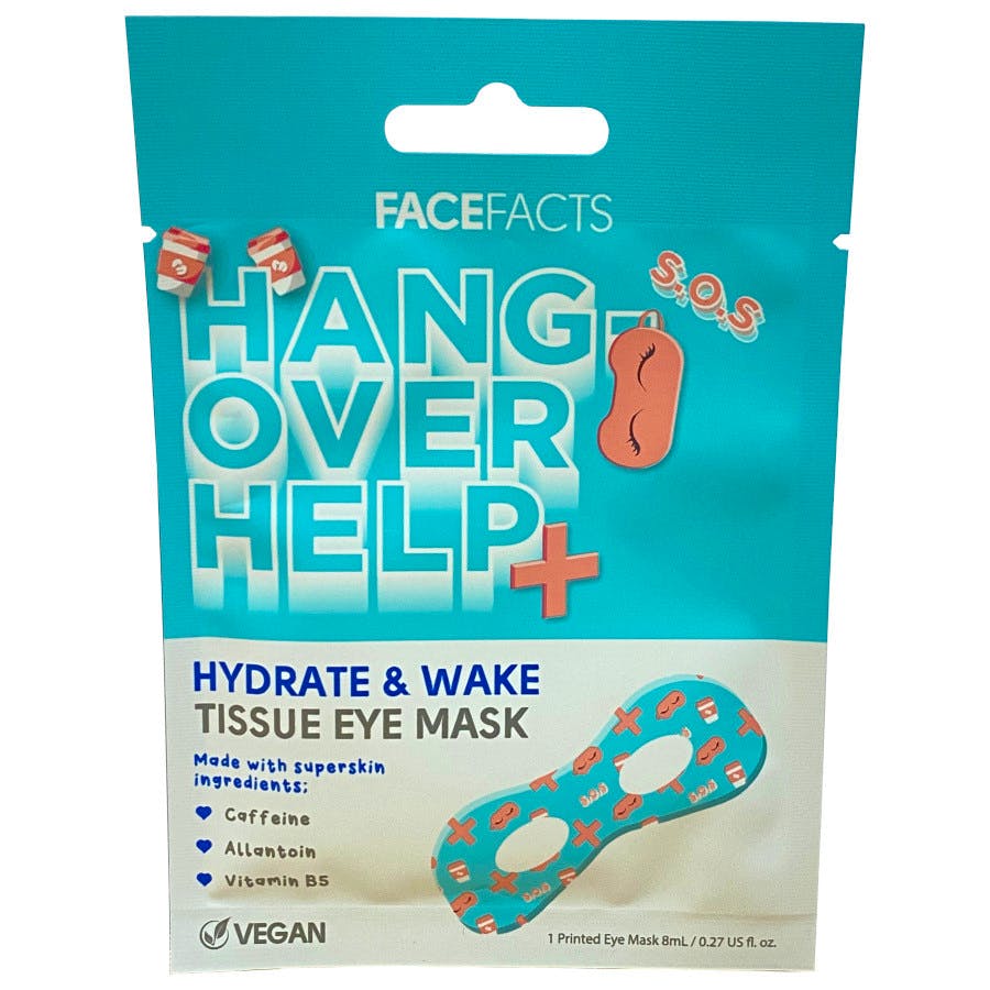 Face Facts Hangover Help Hydrate & Wake Tissue Eye Mask 1 pcs £1.75