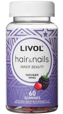 Livol Hair &amp; Nails Gummies 60 stk