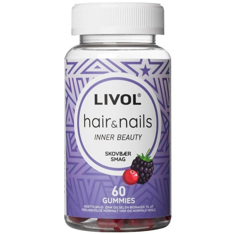 Livol Hair &amp; Nails Gummies 60 stk