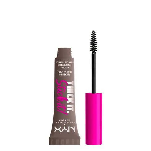 Nyx Professional Makeup Thick It Stick It Brow Gel Mascara - Cool Ash Brown - Verdikkende Wenkbrauw Mascara - Asbruin