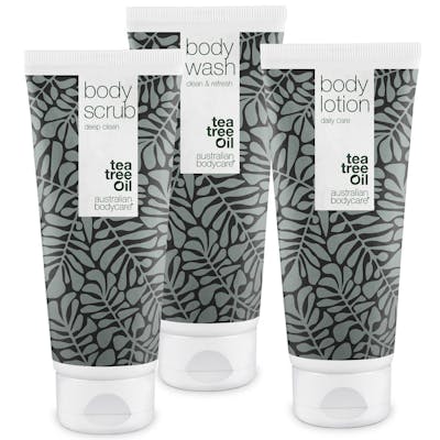 Australian Bodycare Body Wash &amp; Body Scrub &amp; Body Lotion Kit 3 x 200 ml