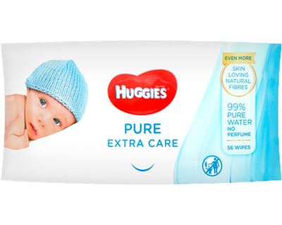 Huggies Baby Wipes Pure Extra Care 56 st