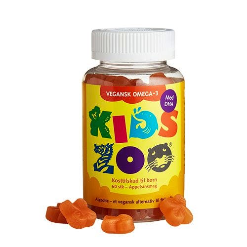 Kids Zoo Omega3 Tilskud Appelsinsmag 60 stk 179.95 kr