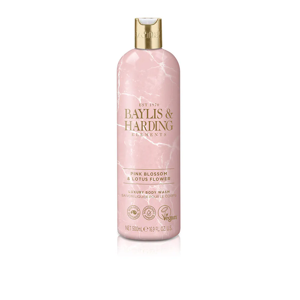 Baylis & Harding Elements Pink Blossom & Lotus Flower Body Wash 500 ml