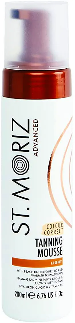St. Moriz Colour Correcting Tanning Mousse Light 200 ml