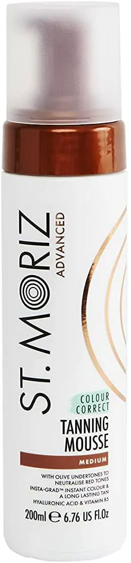 St. Moriz Colour Correcting Tanning Mousse Medium 200 ml