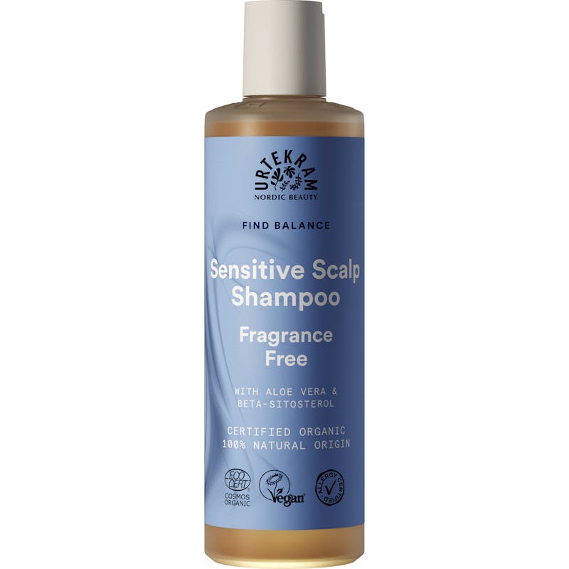 Urtekram Sensitive Scalp Fragrance Free Shampoo Eco 250 ml