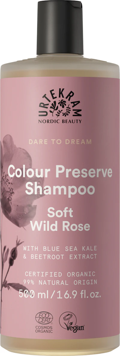 Urtekram Dare to Dream Soft Wild Rose Colour Preserve Shampoo 500 ml