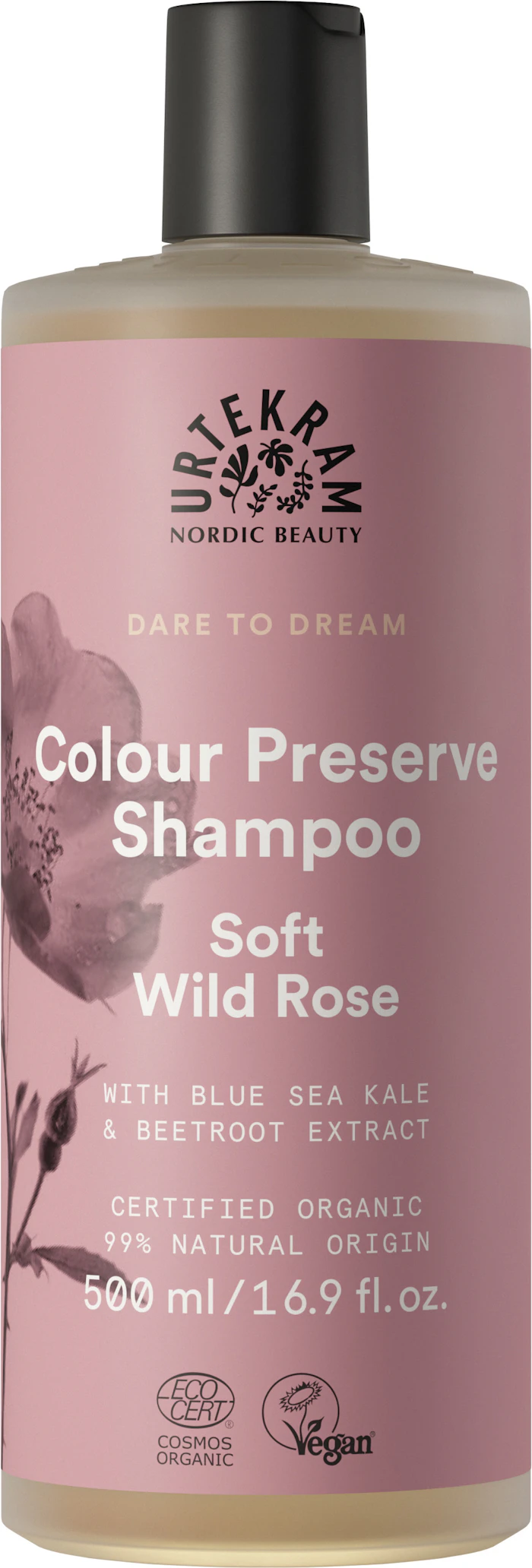 Urtekram Dare to Dream Soft Wild Rose Colour Preserve Shampoo 500 ml