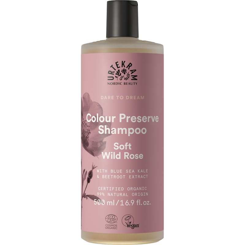 Urtekram Dare to Dream Soft Wild Rose Colour Preserve Shampoo 500 ml