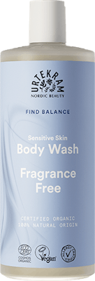 Urtekram Find Balance Fragrance Free Body Wash 500 ml