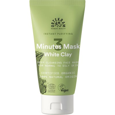 Urtekram Instant Purifying 3 Minutes Mask White Clay 75 ml