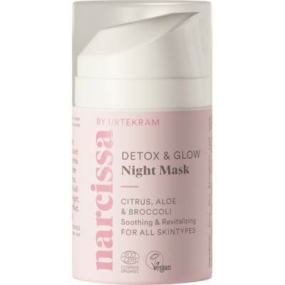 Narcissa by Urtekram Detox & Glow Night Cream 50 ml