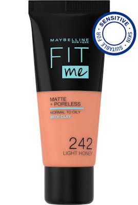 Maybelline Fit Me Matte &amp; Poreless Foundation 242 Light Honey 30 ml