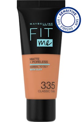 Maybelline Fit Me Matte &amp; Poreless Foundation 335 Classic Tan 30 ml