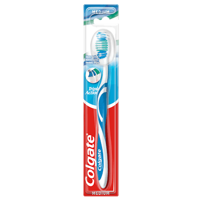Colgate Triple Action Medium Toothbrush 1 pcs