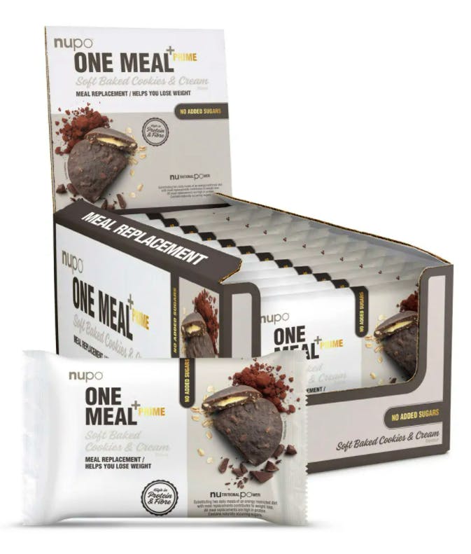 Nupo One Meal + Prime Soft Baked Cookies & Cream 12 x 70 g