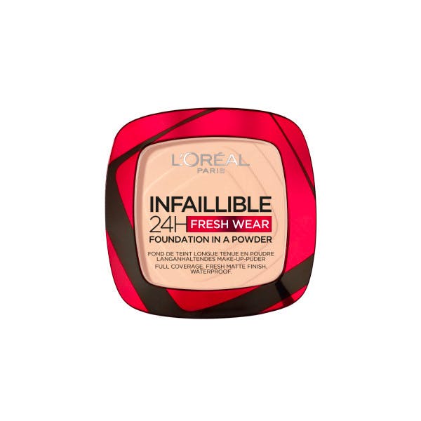 L&#039;Oréal Paris Infallible 24H Fresh Wear Powder Foundation 180 Rose Sand 9 g