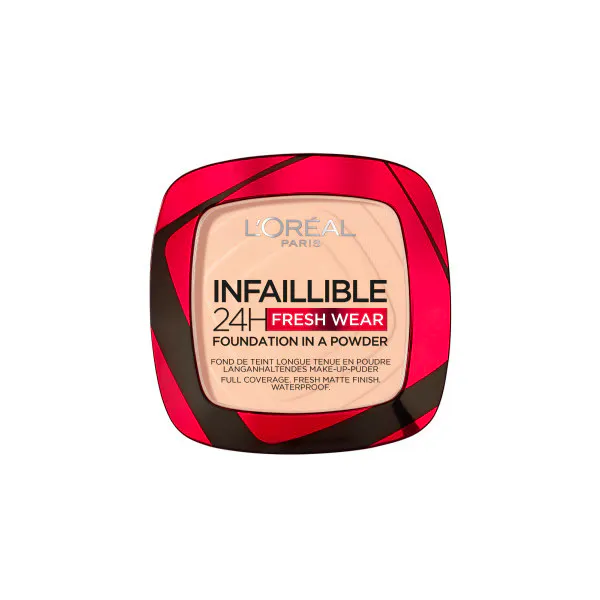 L'Oréal Paris Infallible 24H Fresh Wear Powder Foundation 180 Rose Sand 9 g