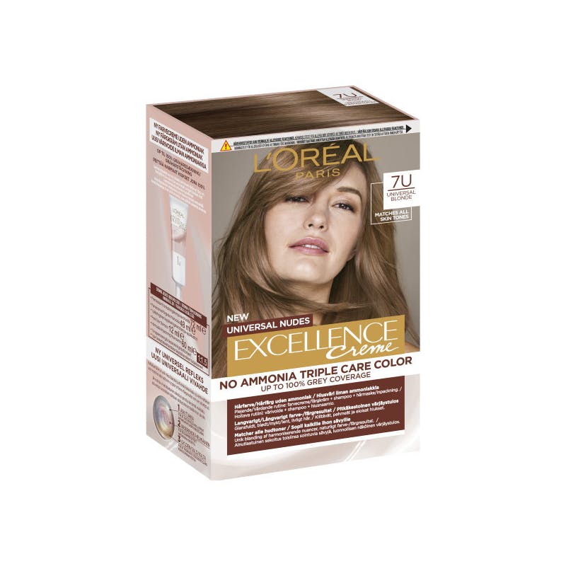 L&#039;Oréal Excellence Universal Nudes 7U Universal Blonde 1 stk