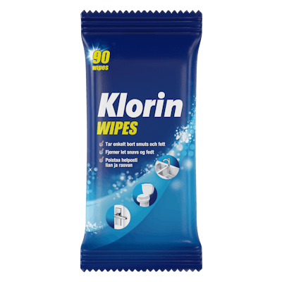 Klorin Cleaning Wipes 90 stk