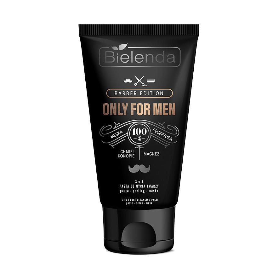 Bielenda Only For Men Face Cleansing Paste 3 In 1 150 ml