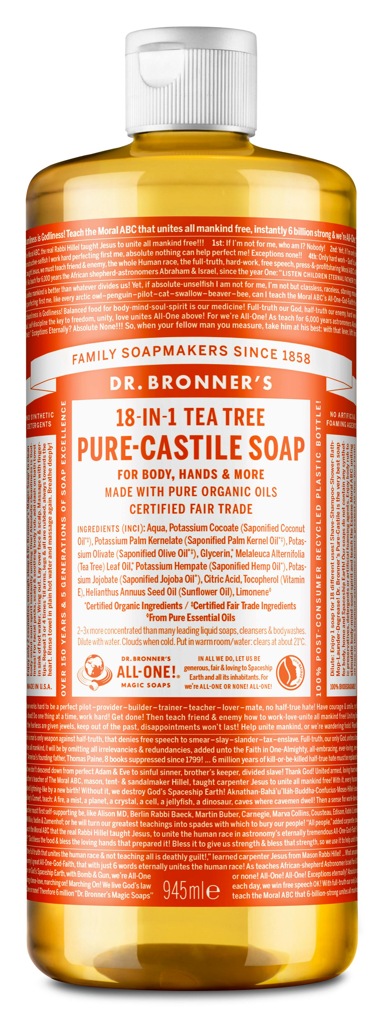 Dr. Bronner’s Castile Soap Tea Tree 945 ml