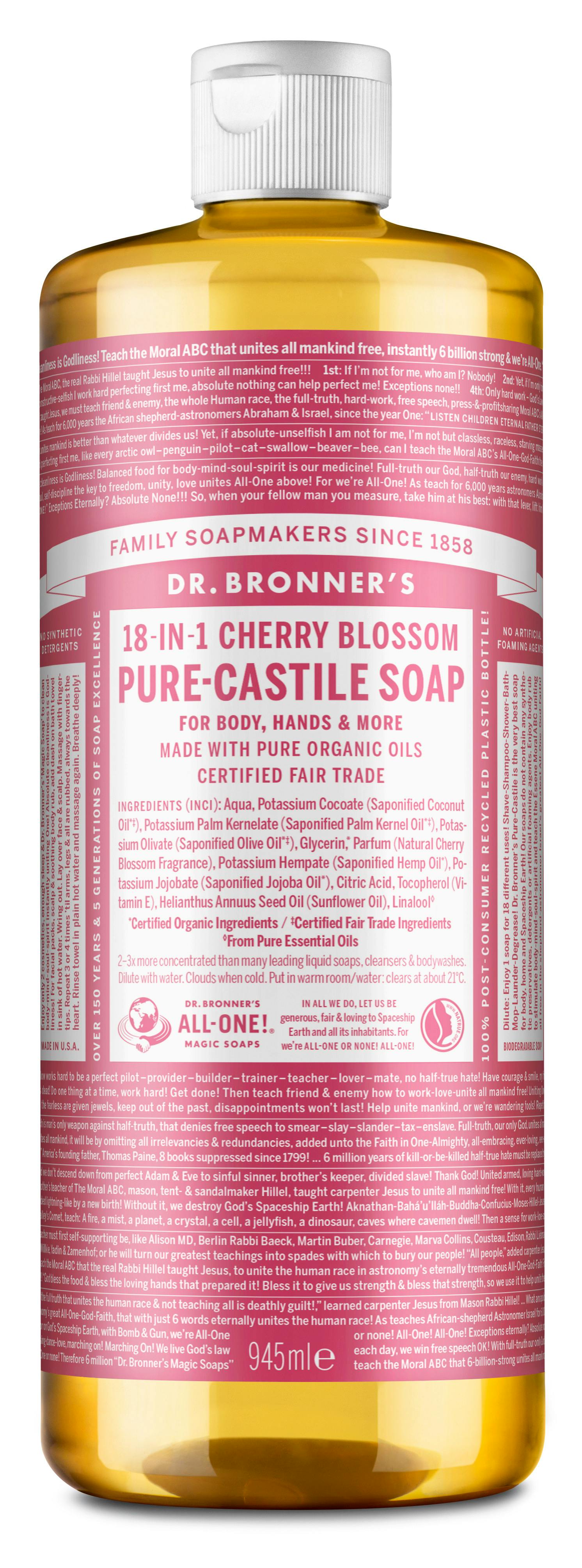 Dr. Bronner’s Castile Soap Cherry Blossom 945 ml