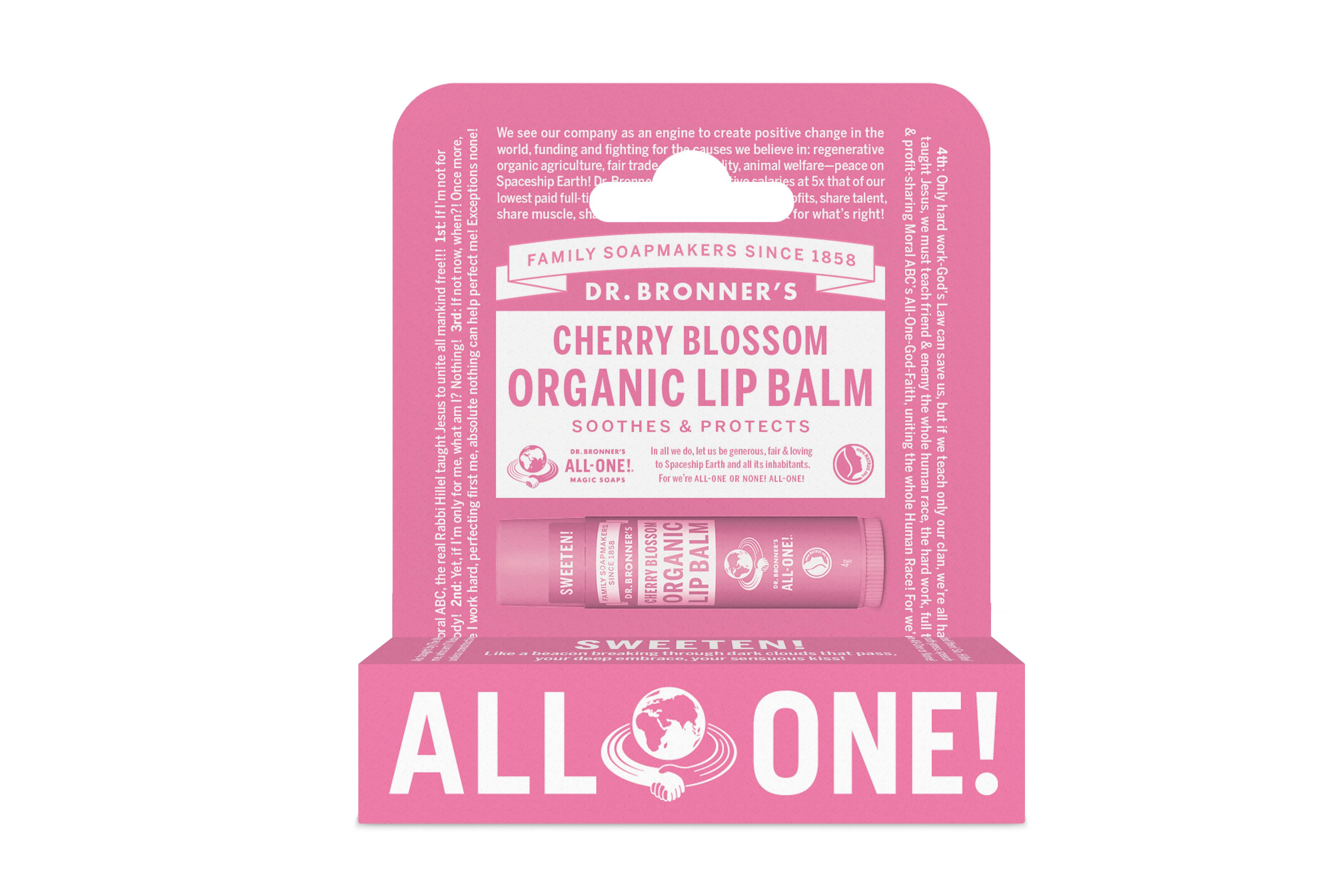 Dr. Bronner’s Organic Lip Balm Cherry Blossom 4 g