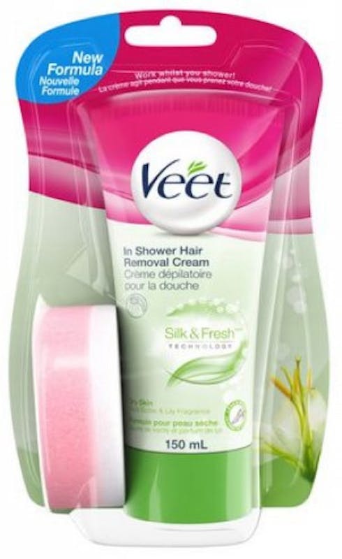 Veet In Shower Hair Removal Cream Sensitive 150 ml + 1 stk - 74.95 kr