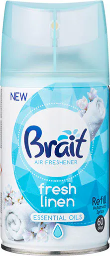 Brait Air Freshener Refill Fresh Linen 250 ml