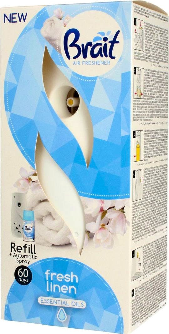 Brait Air Freshener Starter Fresh Linen 250 ml
