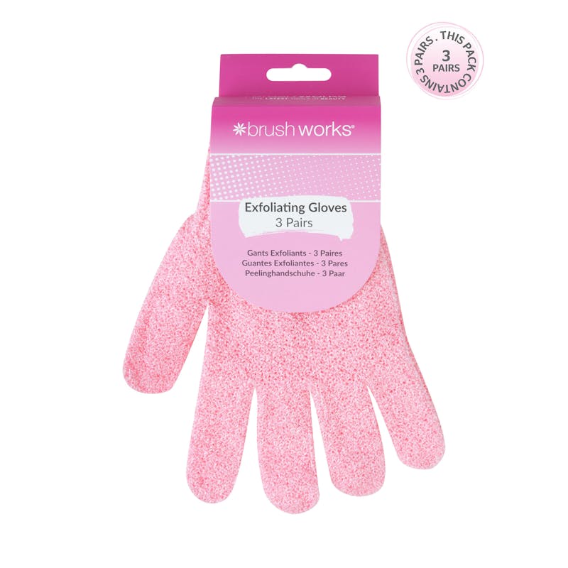brushworks Exfoliating Gloves 3 kpl