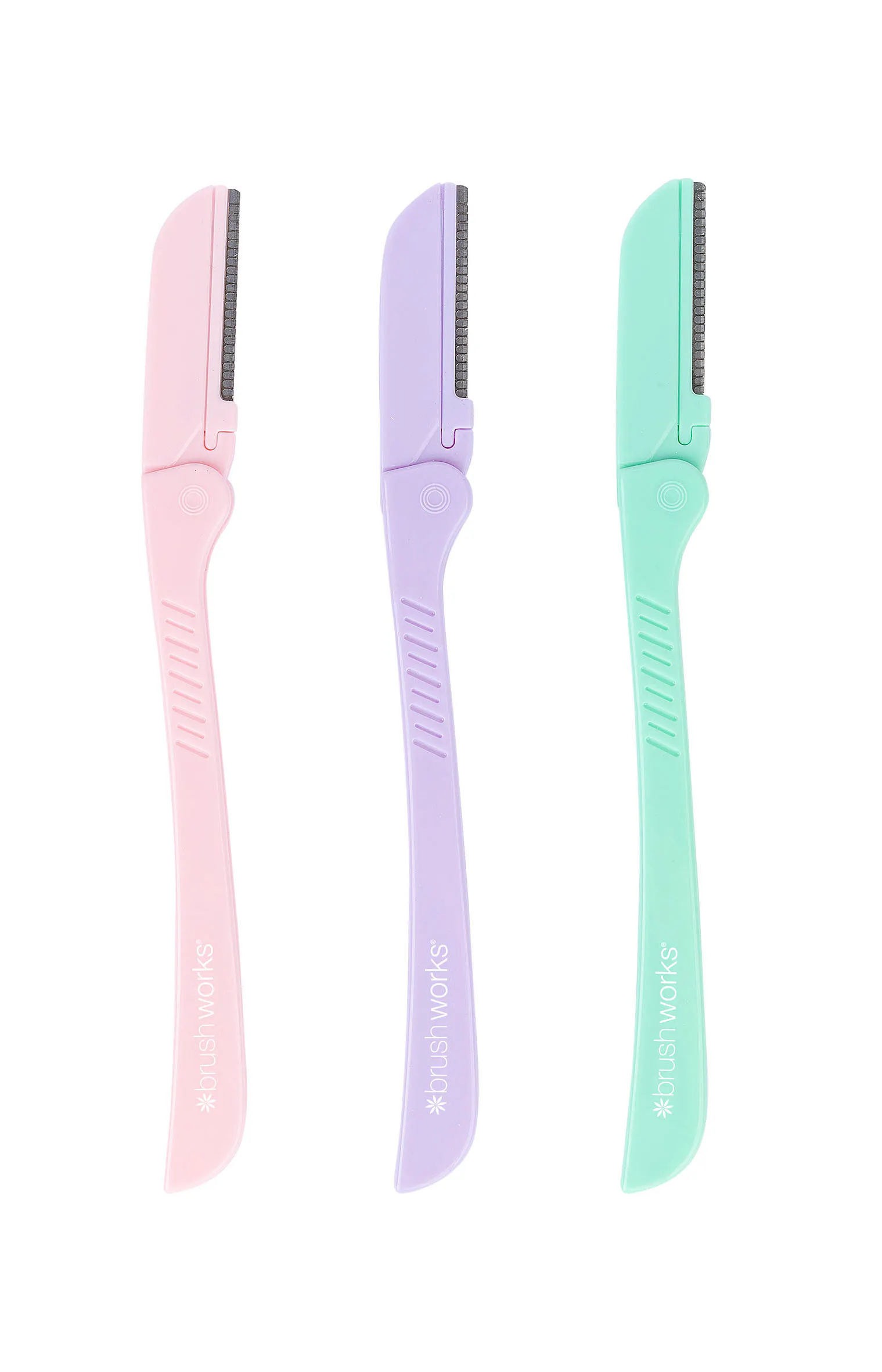 brushworks Precision Eyebrow Razors 3 pcs