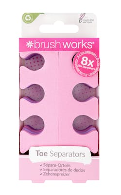 brushworks Toe Separators 8 Pack 8 stk