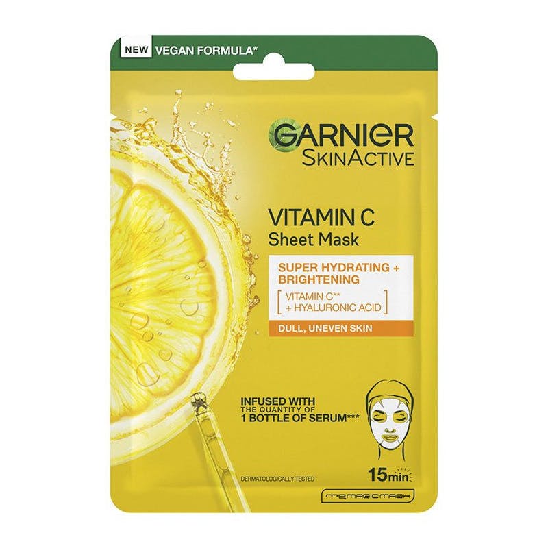 Garnier Skinactive Super Brightening Vitamin C Sheet Mask 28 g